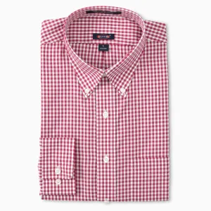 Andy Thornal LS Wrinkle Free Classic Fit Sport Shirt Crimson #213572-78