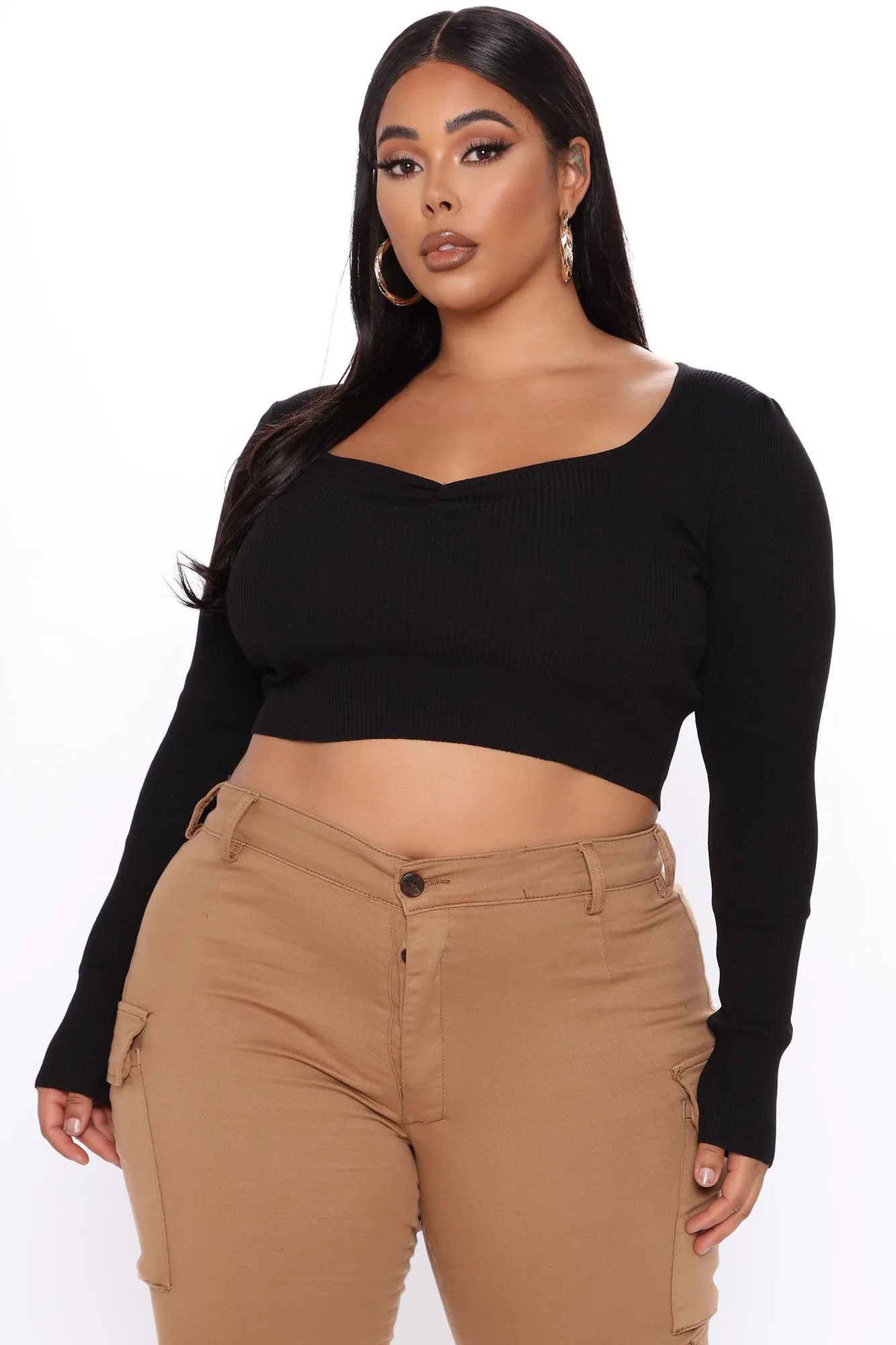 Best Of The Bunch Ribbed Sweater - Black
