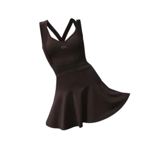 Black stylish padel dress
