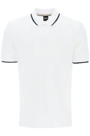 Boss Polo Shirt With Contrasting Edges