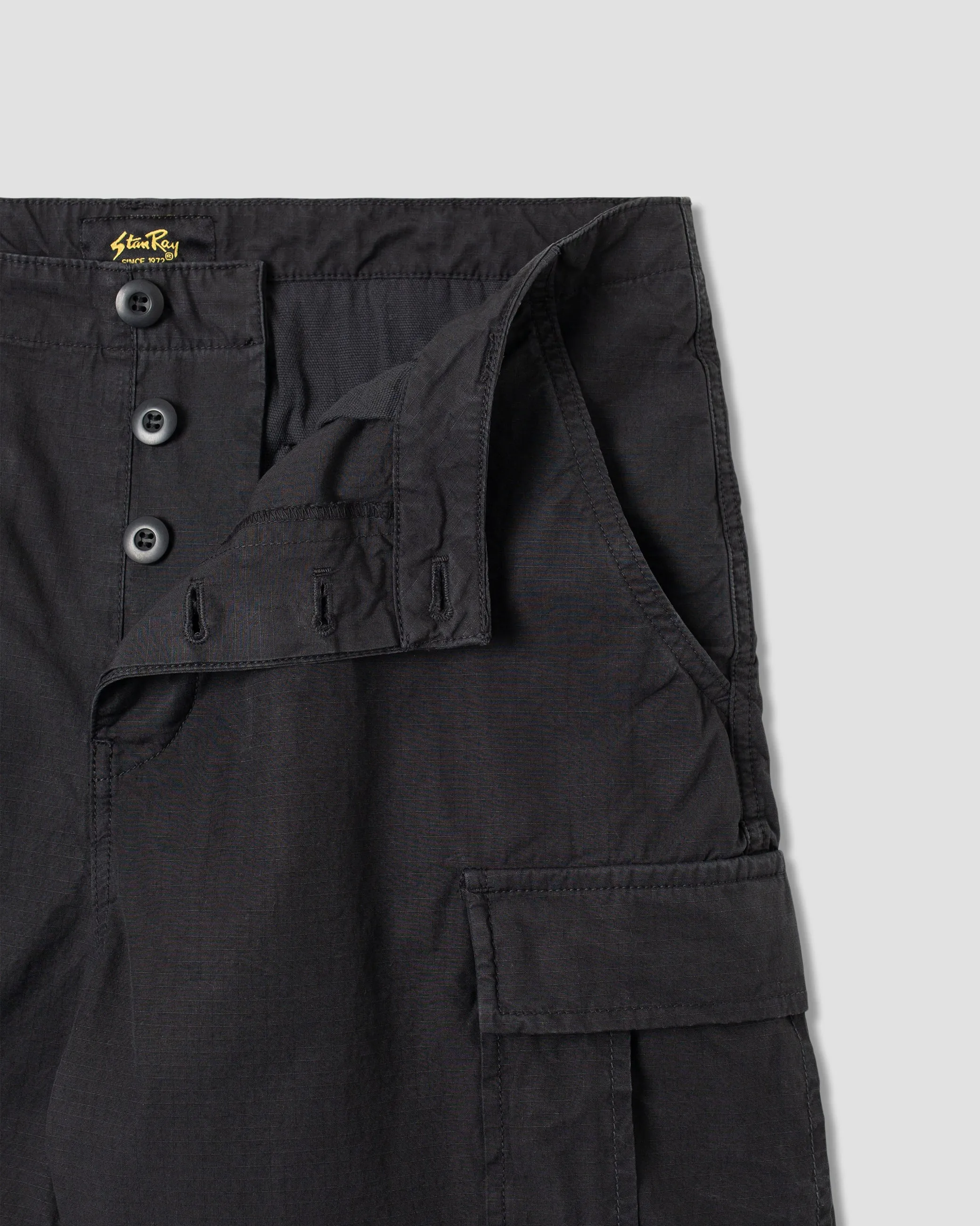 Cargo Short (Black Ripstop)