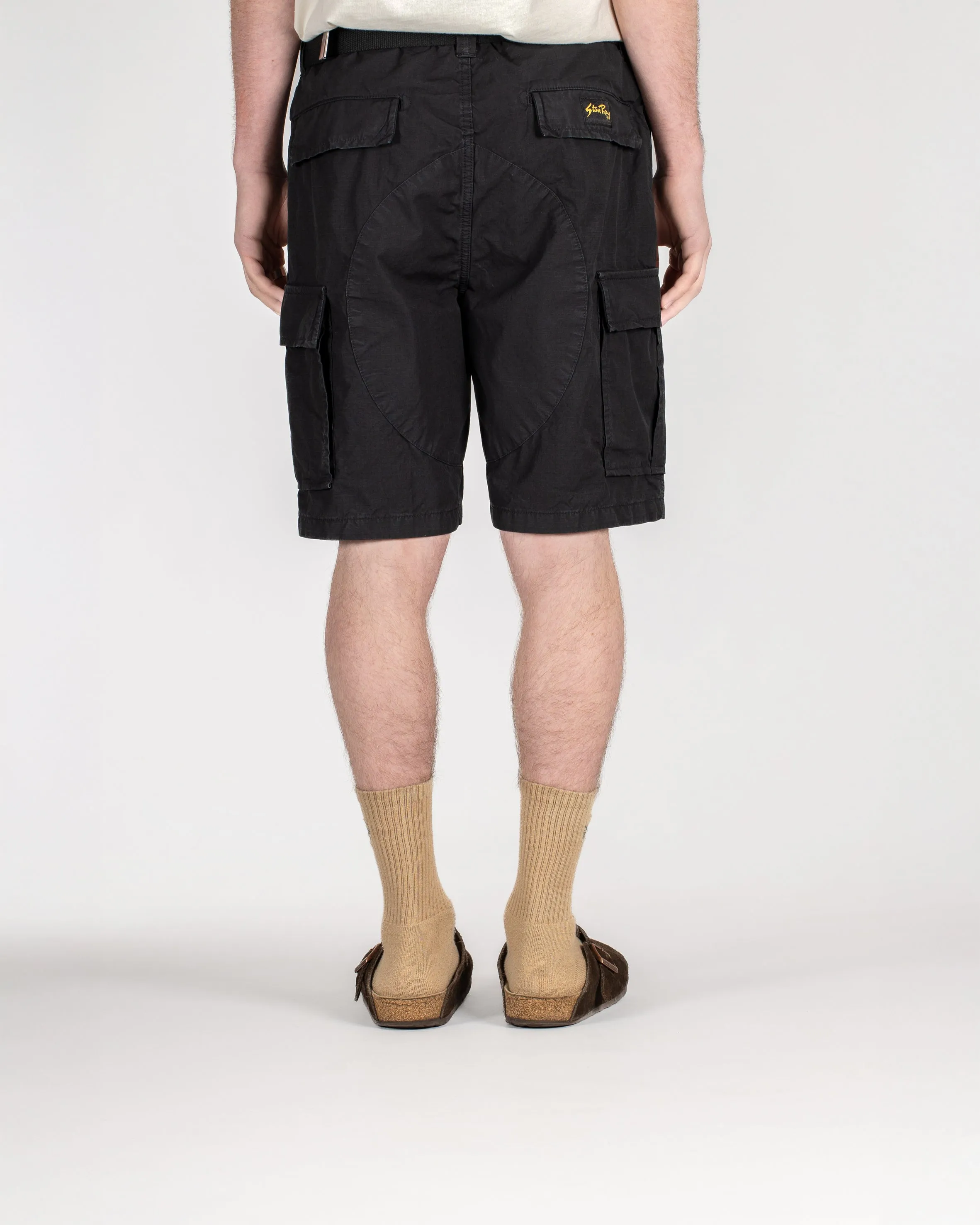 Cargo Short (Black Ripstop)