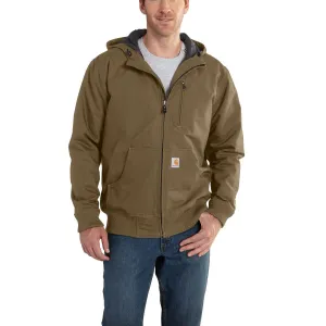 Carhartt Men's Tall Brown Quick Duck Jefferson Active Jacket