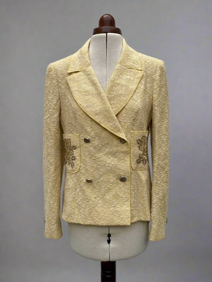 CHANEL Vintage Boucl Jacket size 38