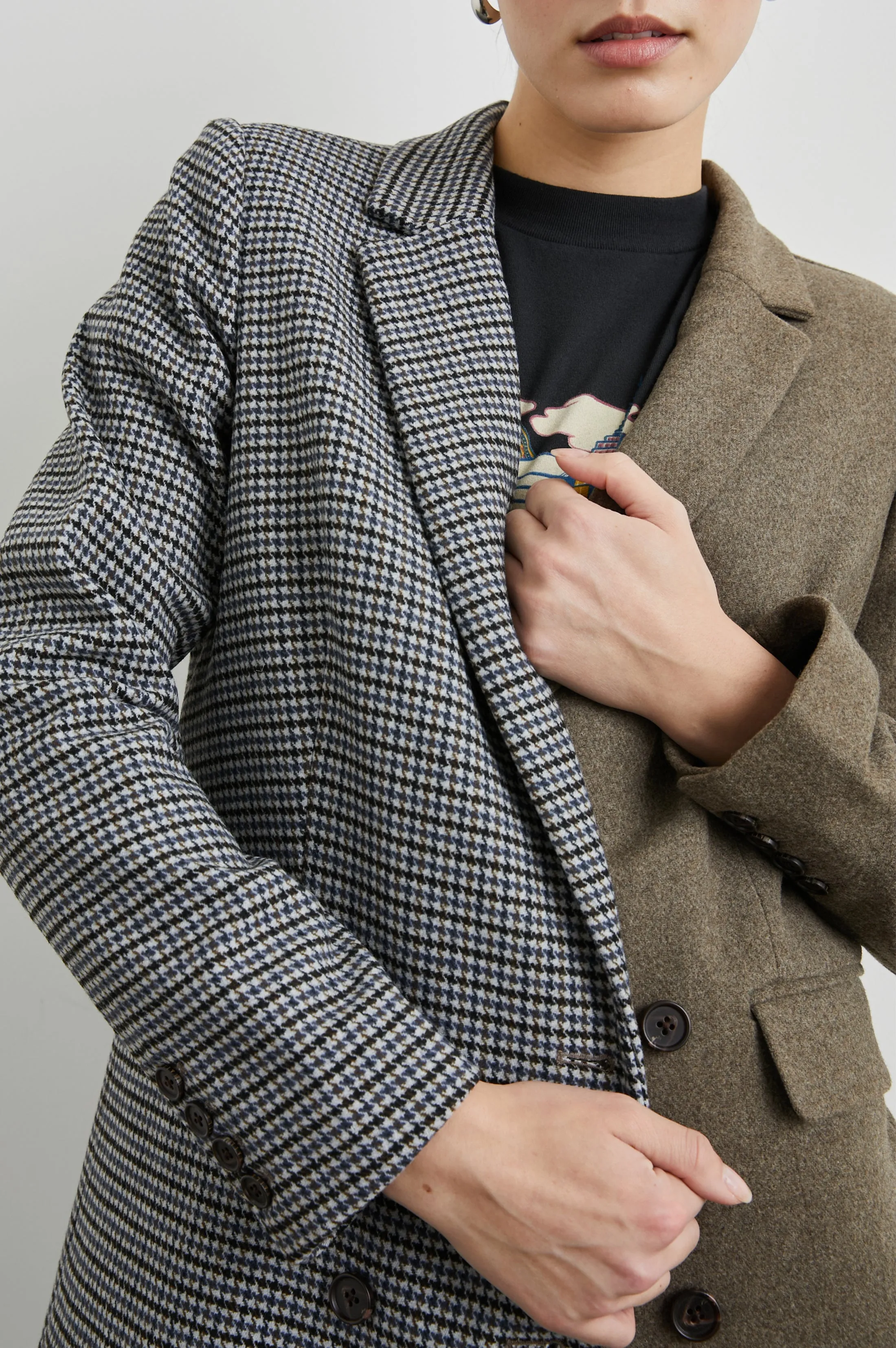 CODY BLAZER - MIXED MINI CHECK