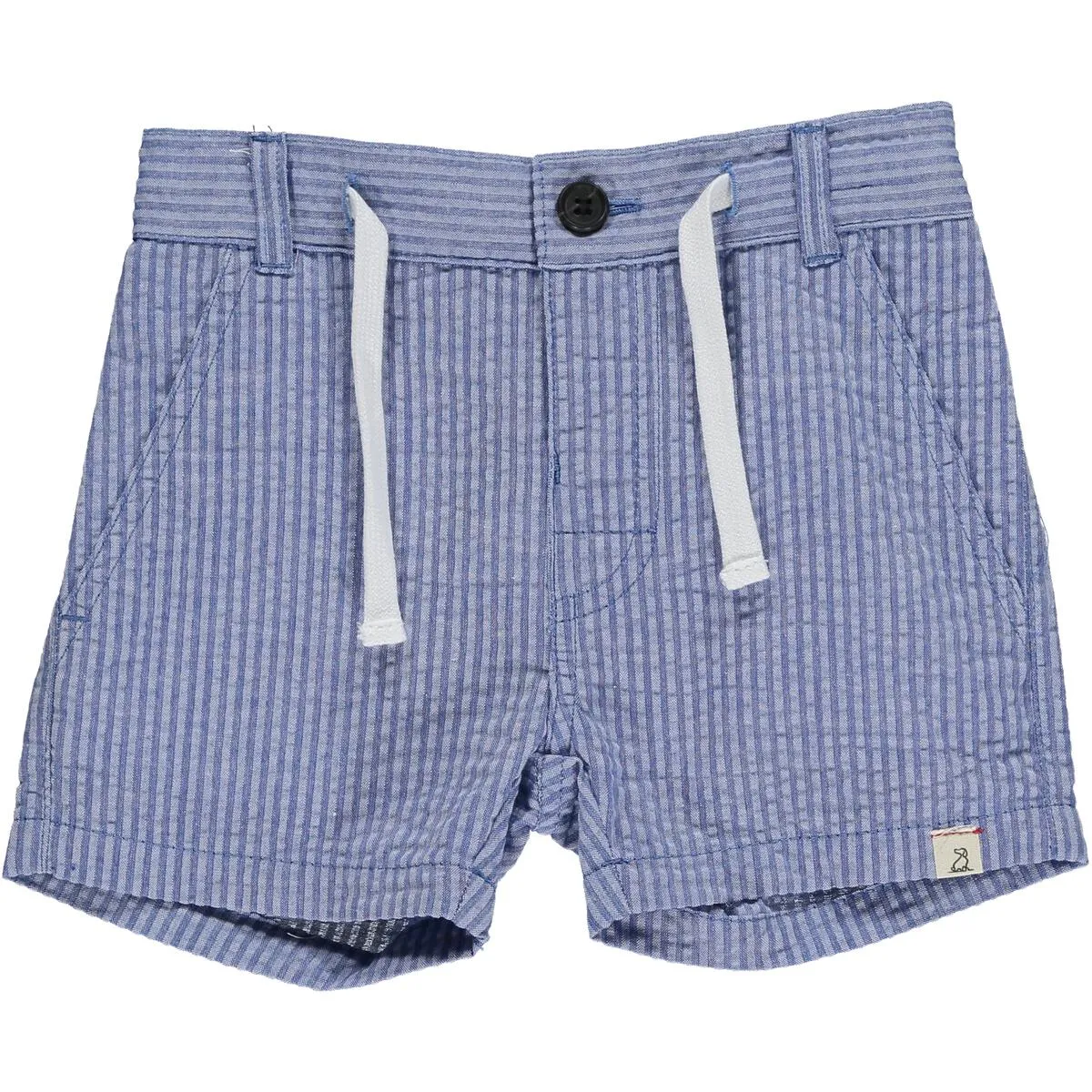 Crew Shorts - Navy Seersucker