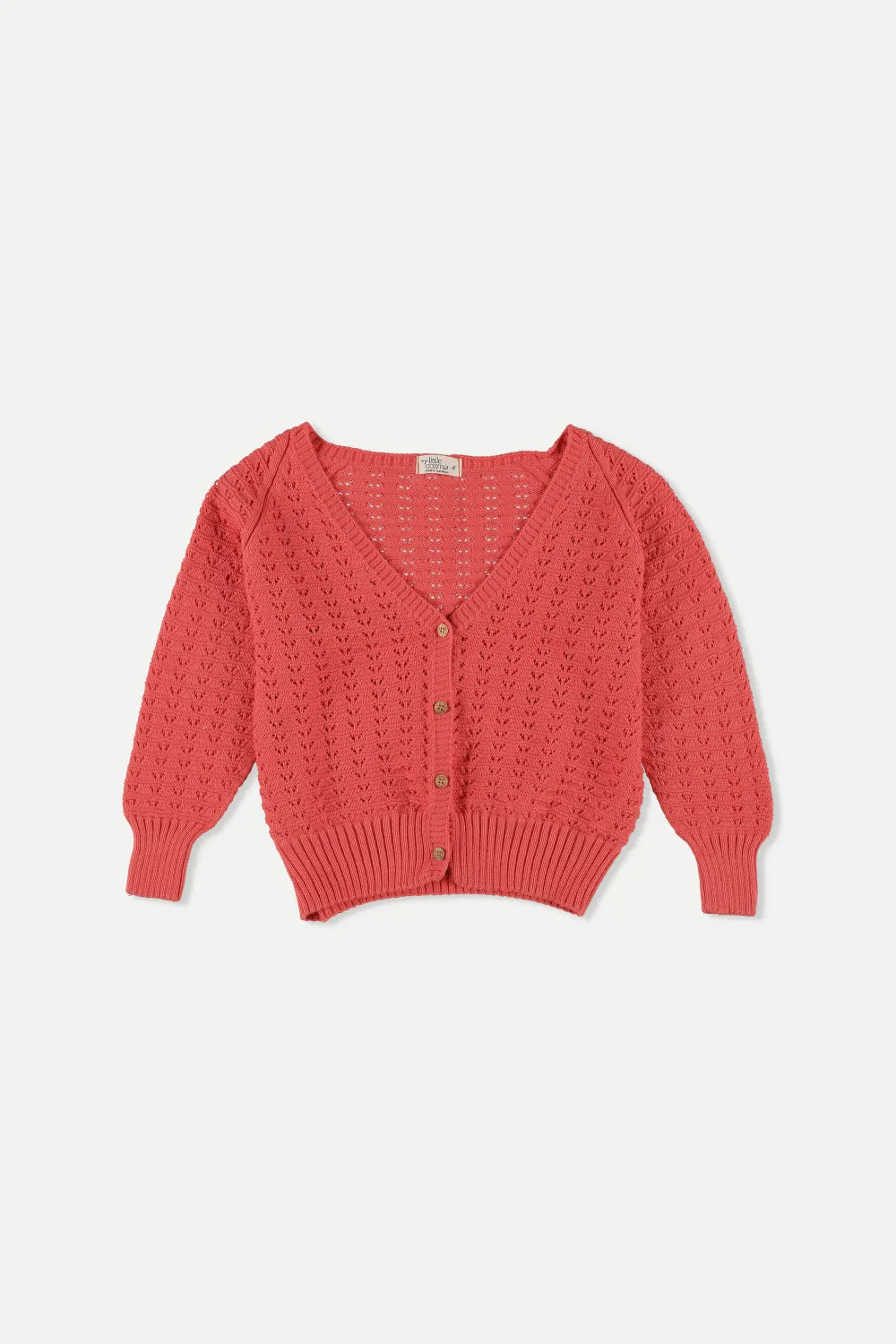 Crochet tricot cardigan
