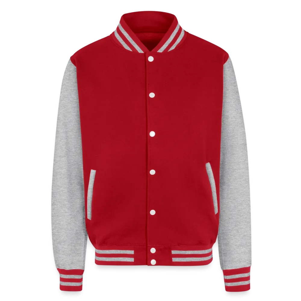 Customizable Hoods Heavyweight Letterman Jacket ADD YOUR OWN PHOTO, IMAGES, DESIGNS, QUOTES AND MORE