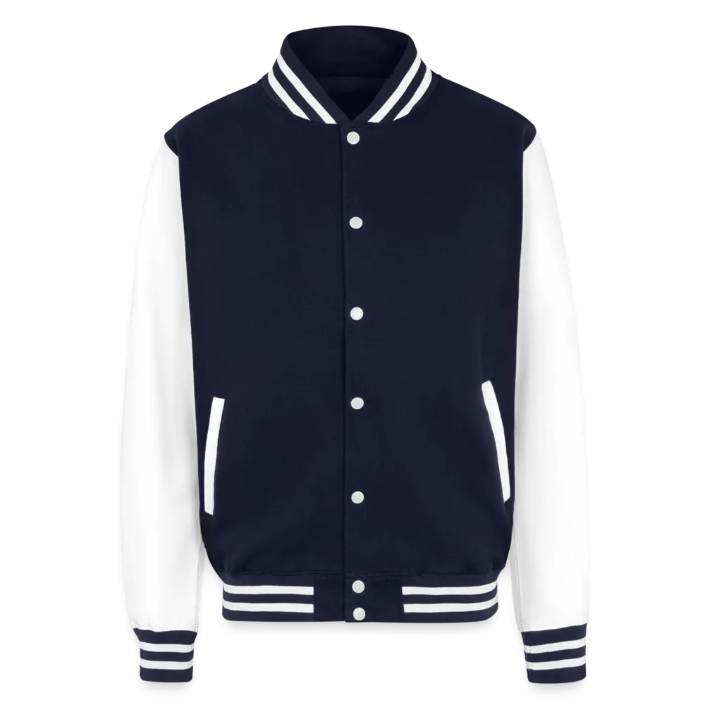Customizable Hoods Heavyweight Letterman Jacket ADD YOUR OWN PHOTO, IMAGES, DESIGNS, QUOTES AND MORE