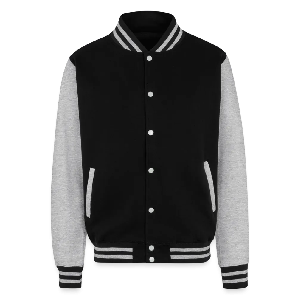 Customizable Hoods Heavyweight Letterman Jacket ADD YOUR OWN PHOTO, IMAGES, DESIGNS, QUOTES AND MORE