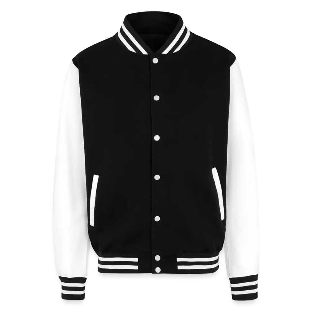 Customizable Hoods Heavyweight Letterman Jacket ADD YOUR OWN PHOTO, IMAGES, DESIGNS, QUOTES AND MORE