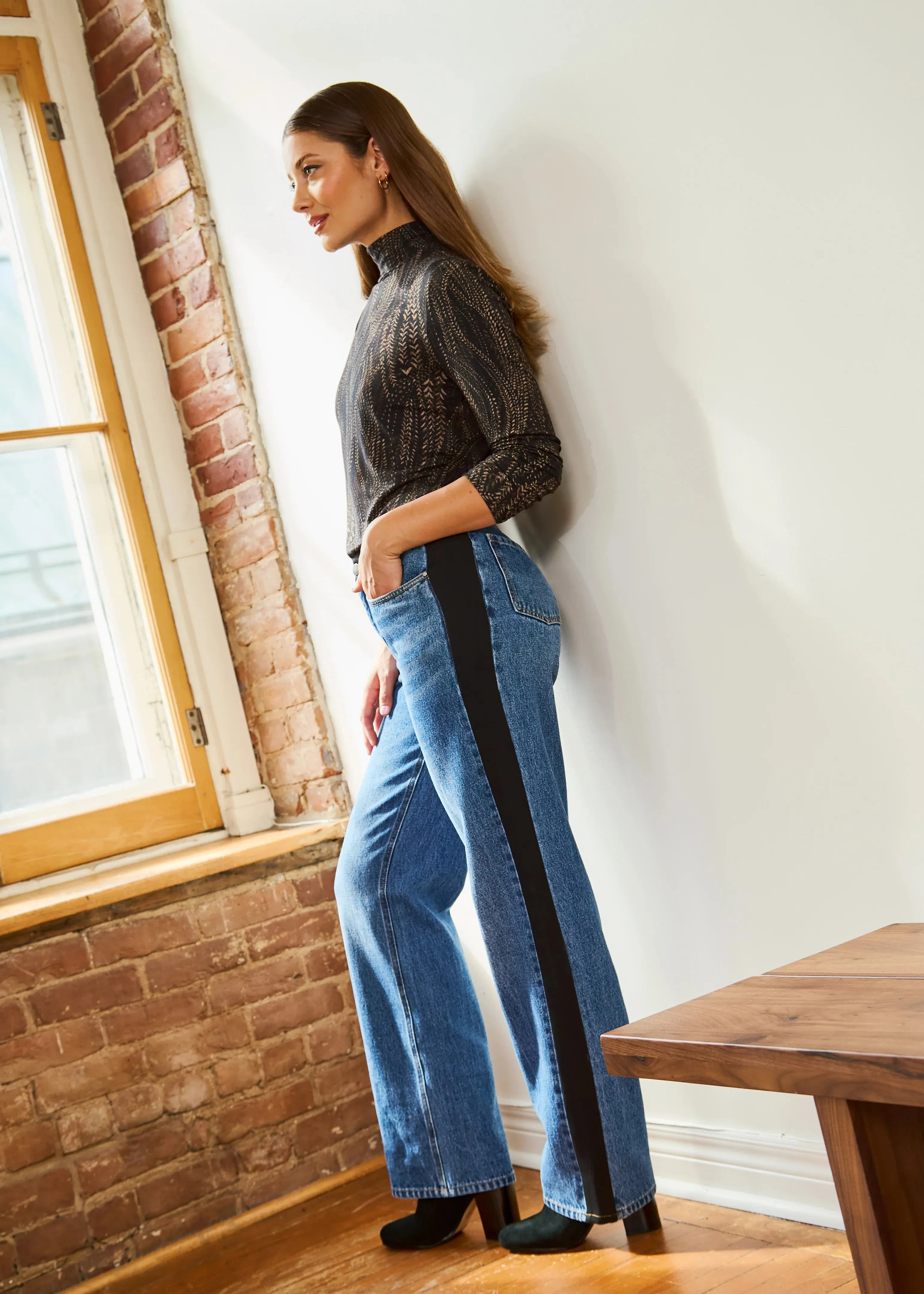 FDJ Olivia Wide Leg Denim