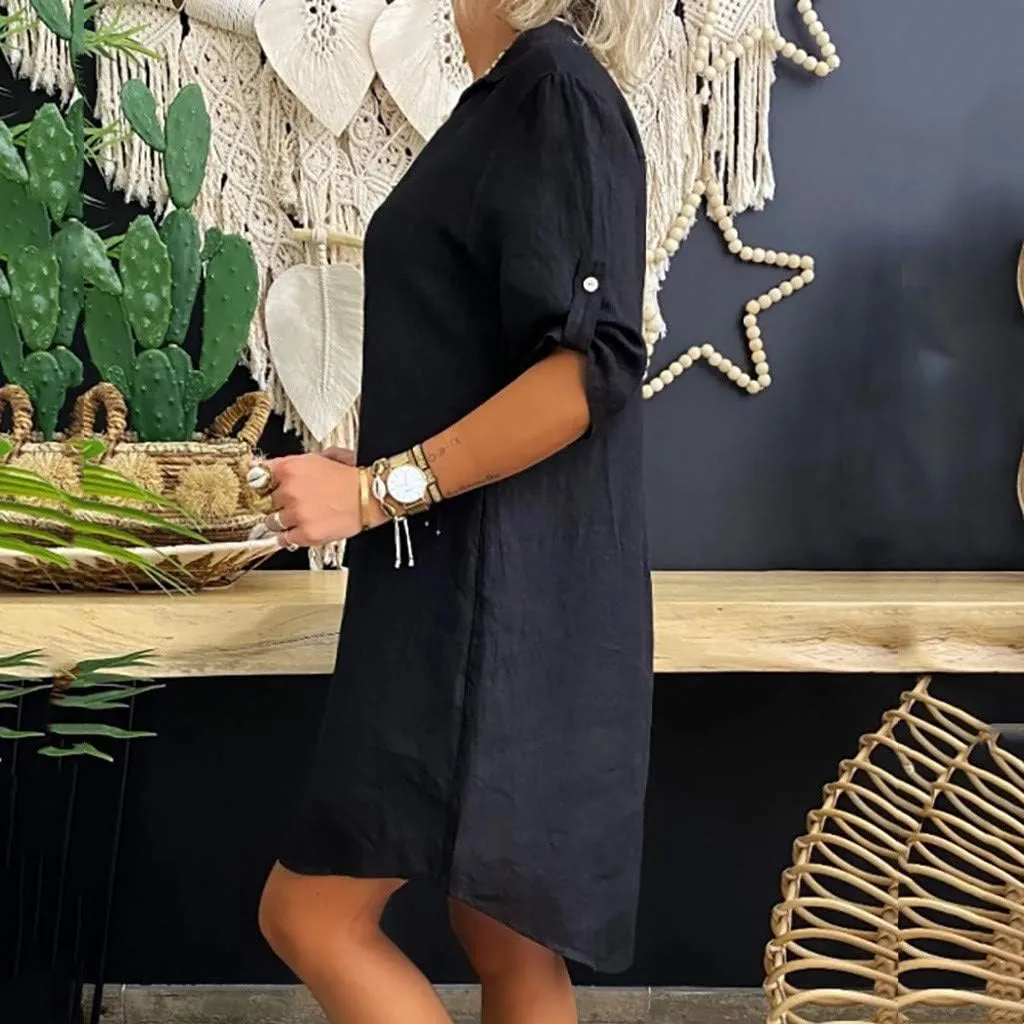 Firzero Women's Off Shoulder Summer Mini Dress Short Puffy Sleeve High Waist Casual Beach Dresses Vacation Flowy Ruffle Dress