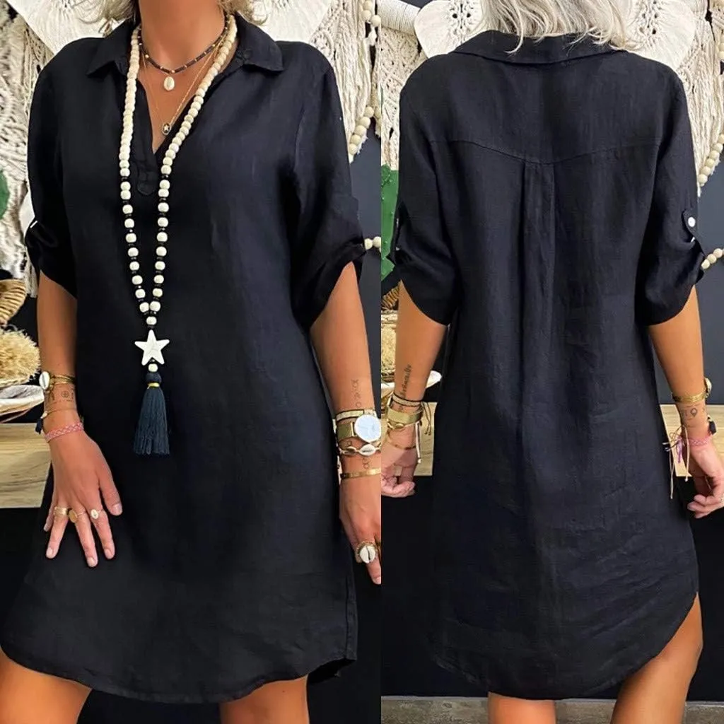 Firzero Women's Off Shoulder Summer Mini Dress Short Puffy Sleeve High Waist Casual Beach Dresses Vacation Flowy Ruffle Dress
