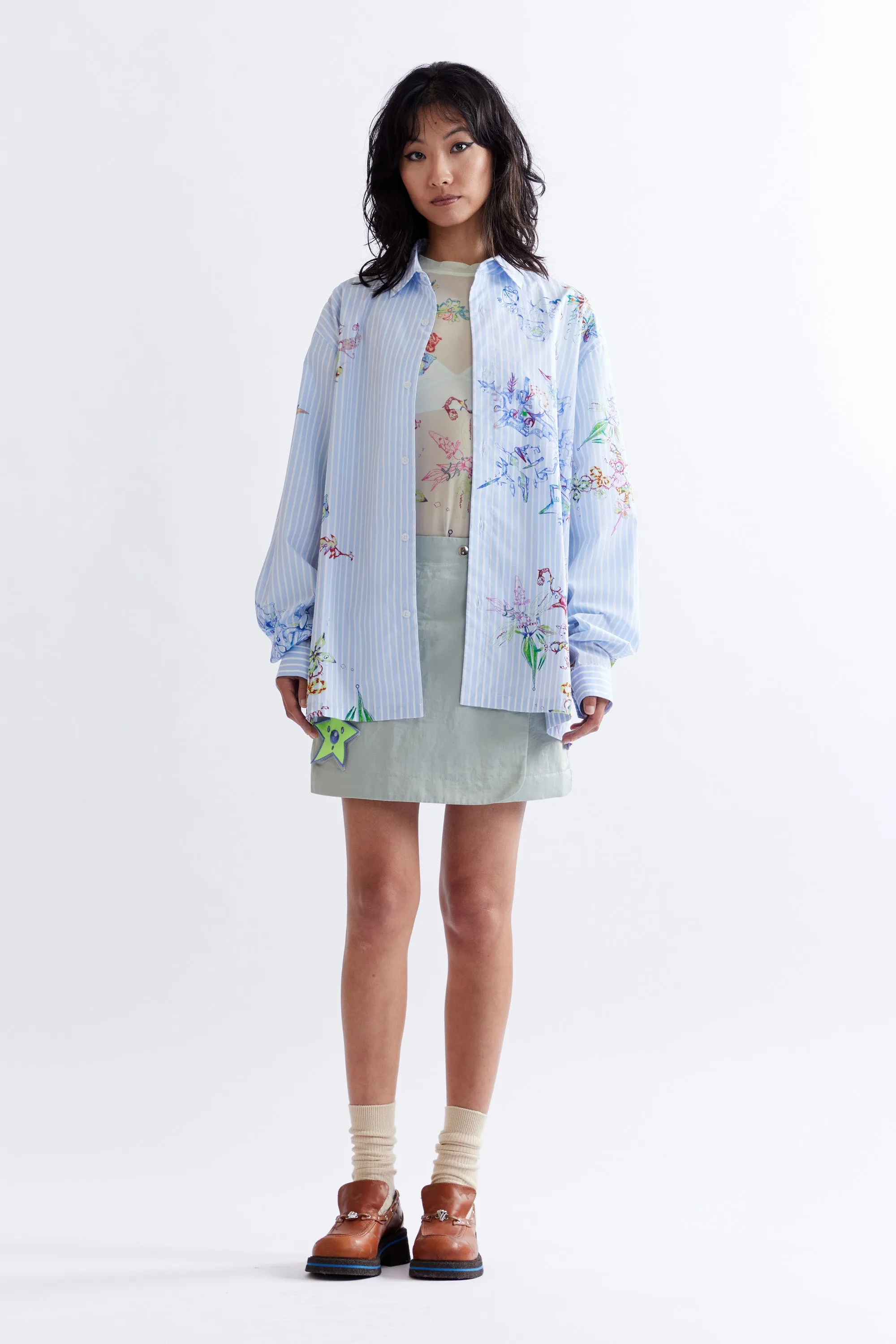 FRACTAL STRIPE SHIRT - COCO STAR