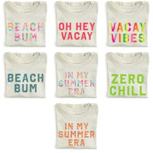 Heathered Summer Graphic Tee