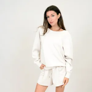 KENZA REVERSIBLE TOP - STONE