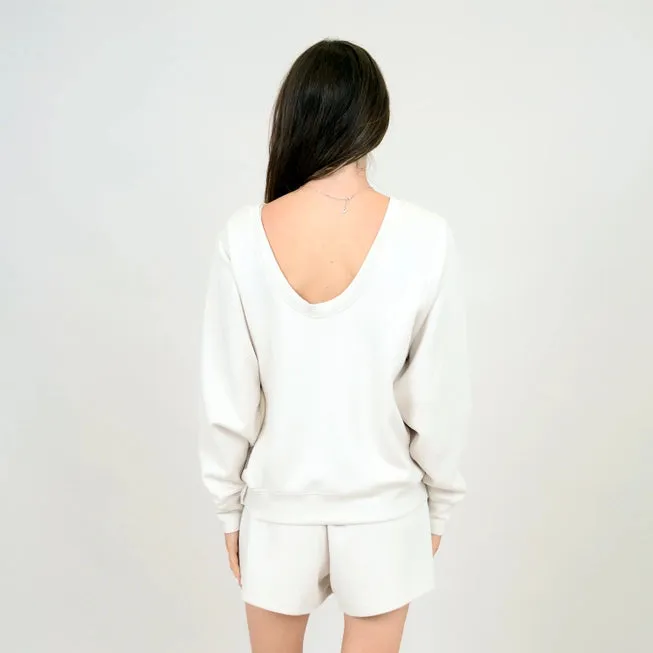 KENZA REVERSIBLE TOP - STONE