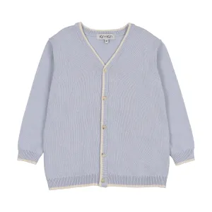Kin   Kin sky blue Boys Knit V neck cardigan (K249)