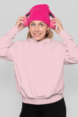 Light Pink Hoodie for women