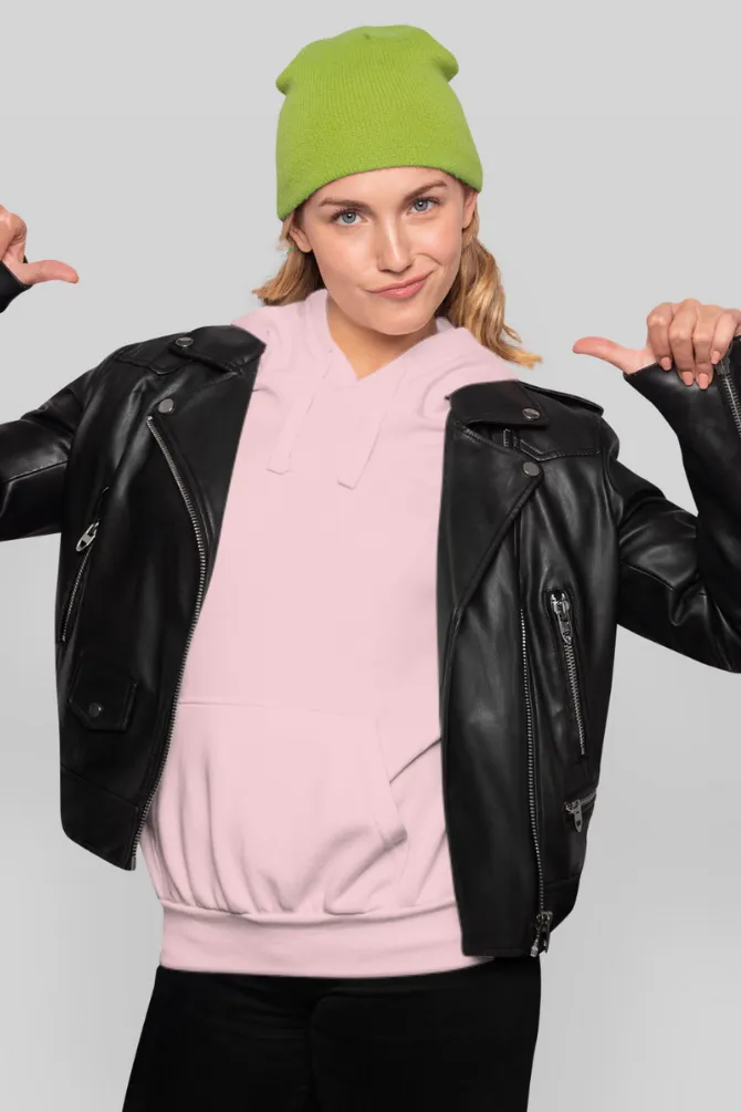 Light Pink Hoodie for women