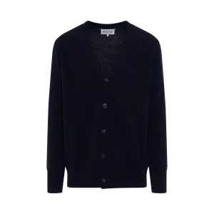 Long Sleeve Knit Pullover in Navy