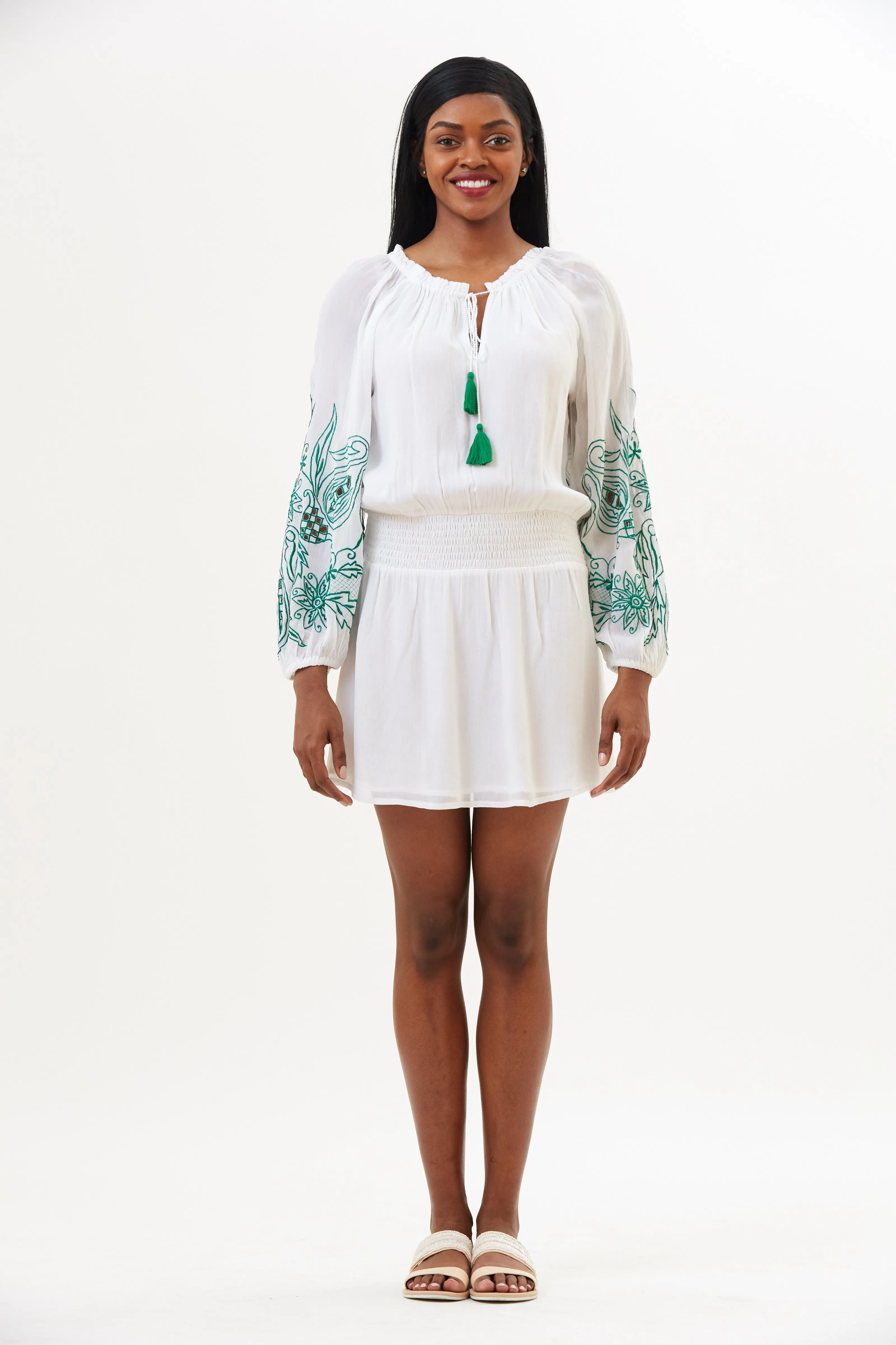 Nabila Hand Cut Out Tunic Dress