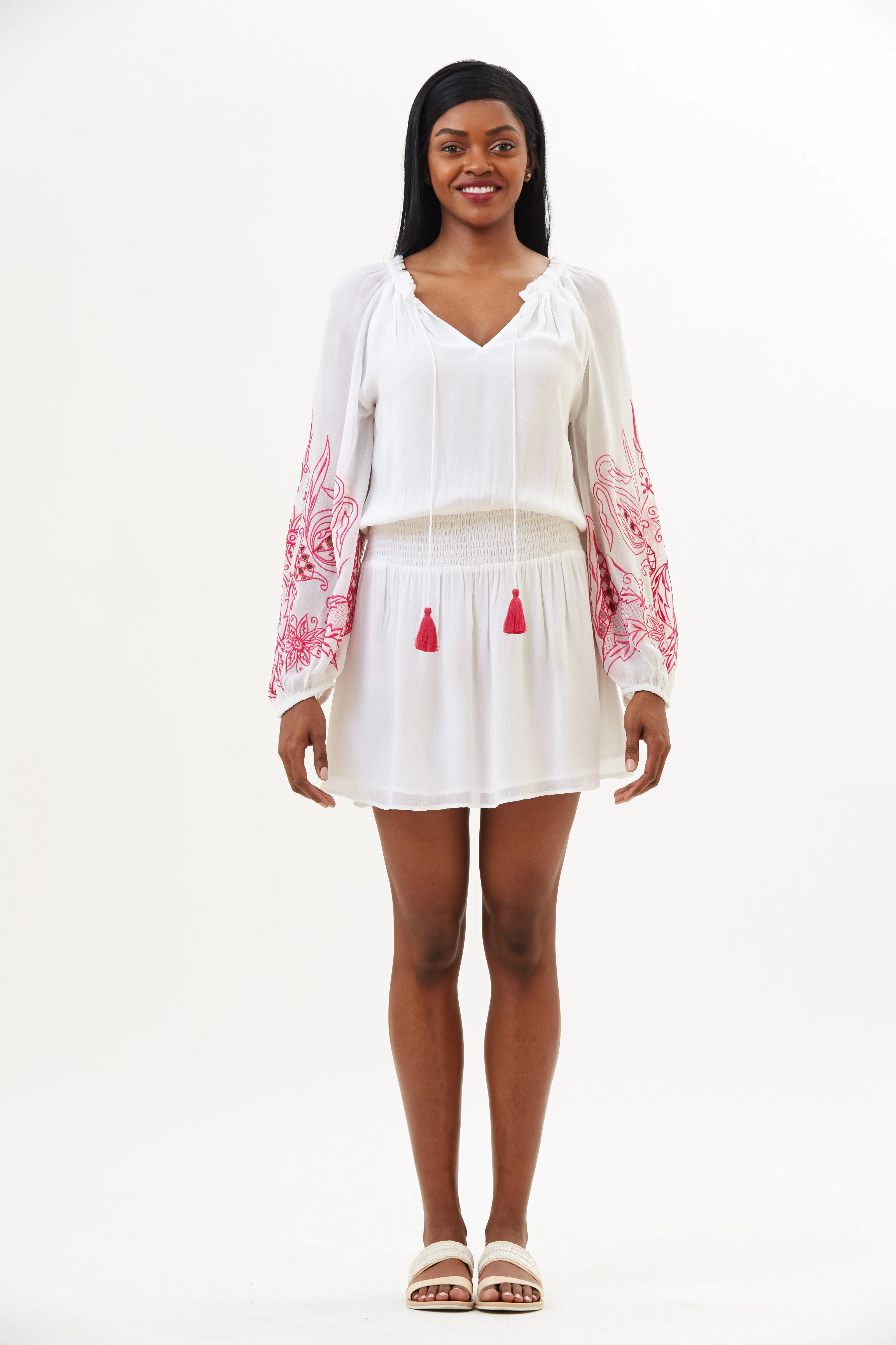 Nabila Hand Cut Out Tunic Dress
