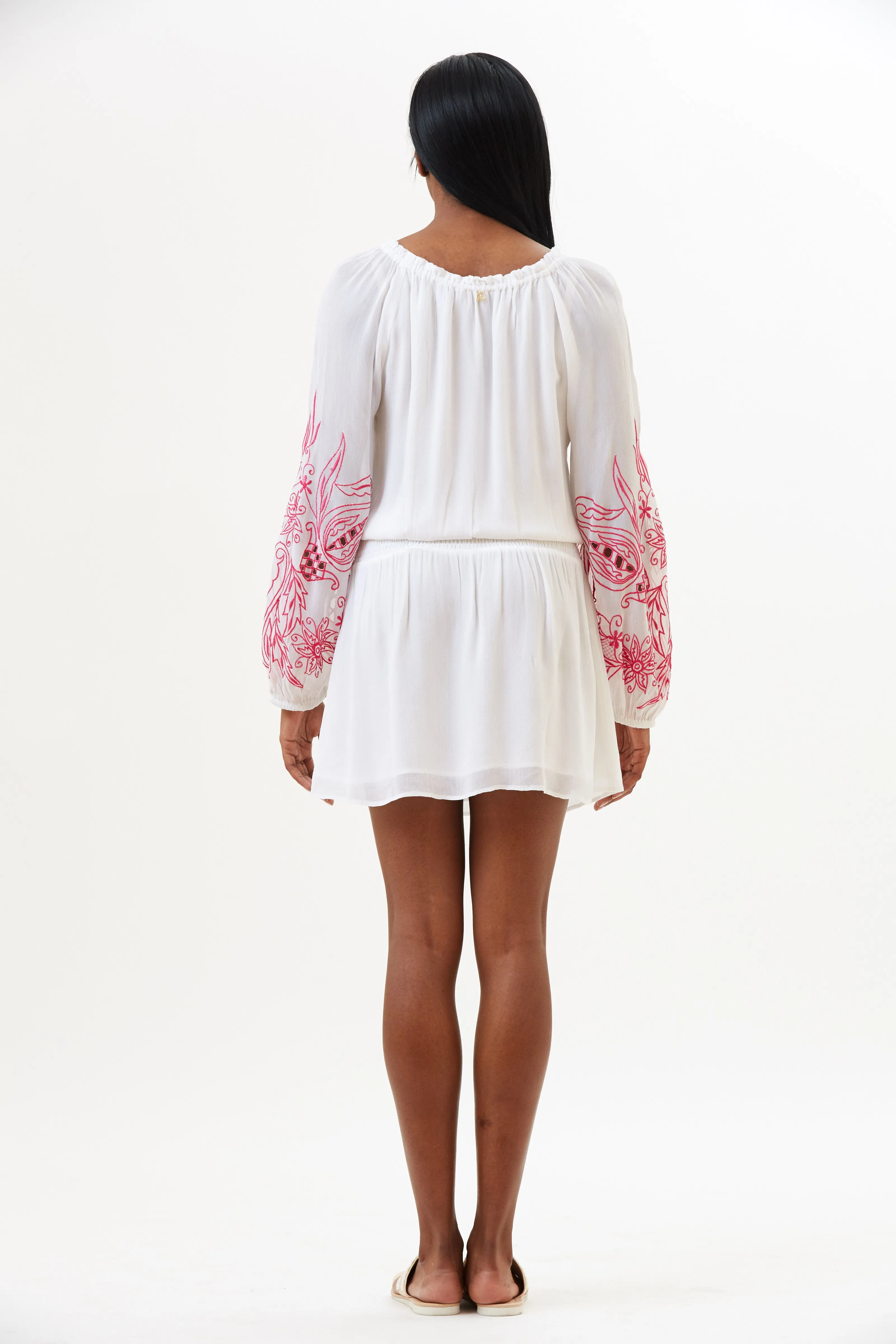Nabila Hand Cut Out Tunic Dress