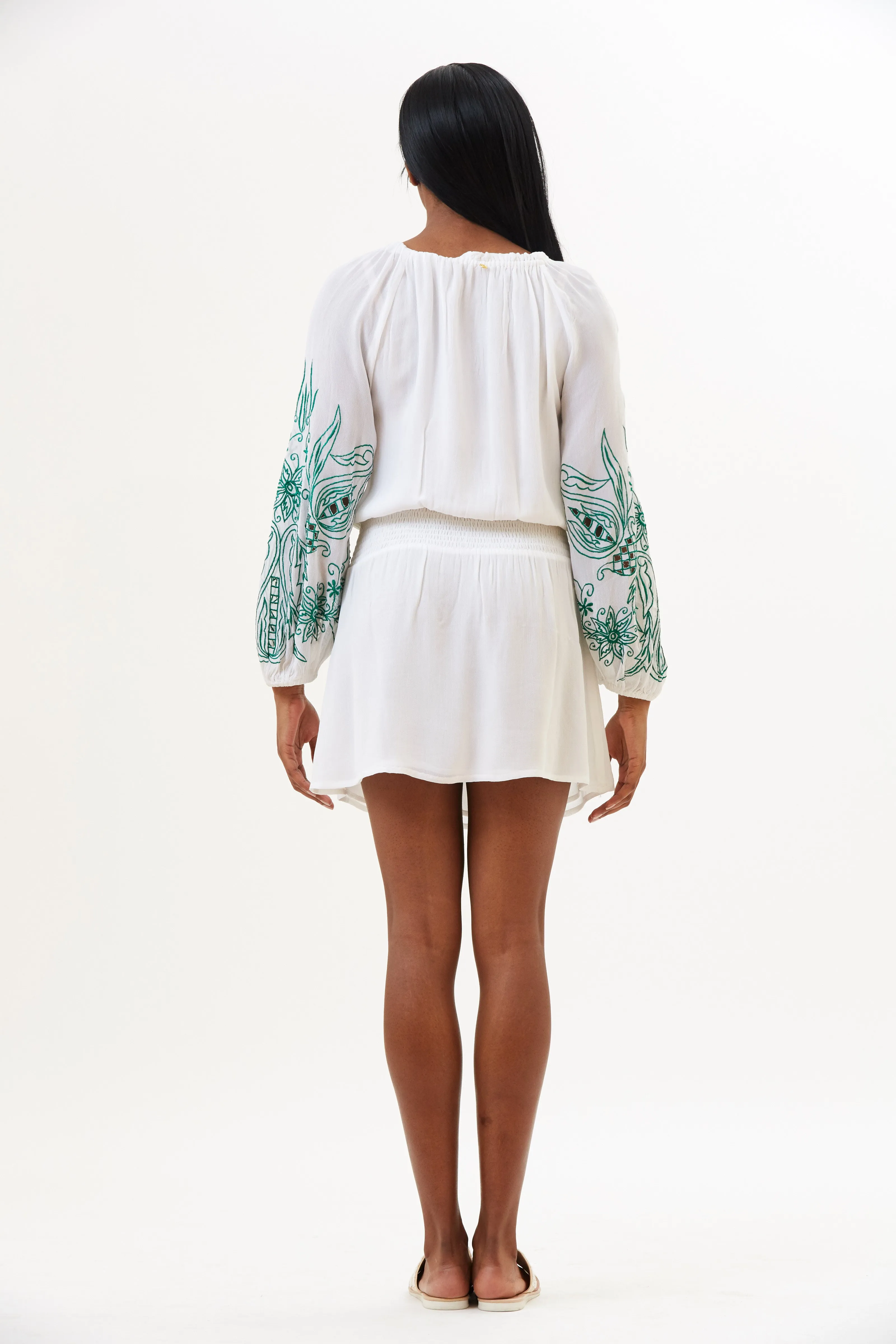 Nabila Hand Cut Out Tunic Dress