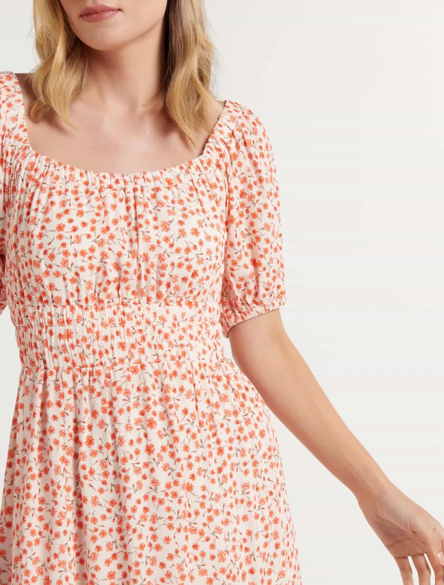 Peyton Puff Sleeve Midi Dress