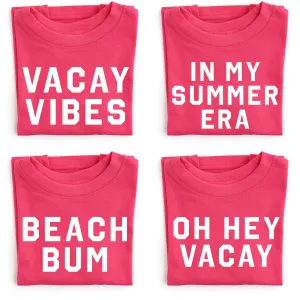 Pink Summer Graphic Tee