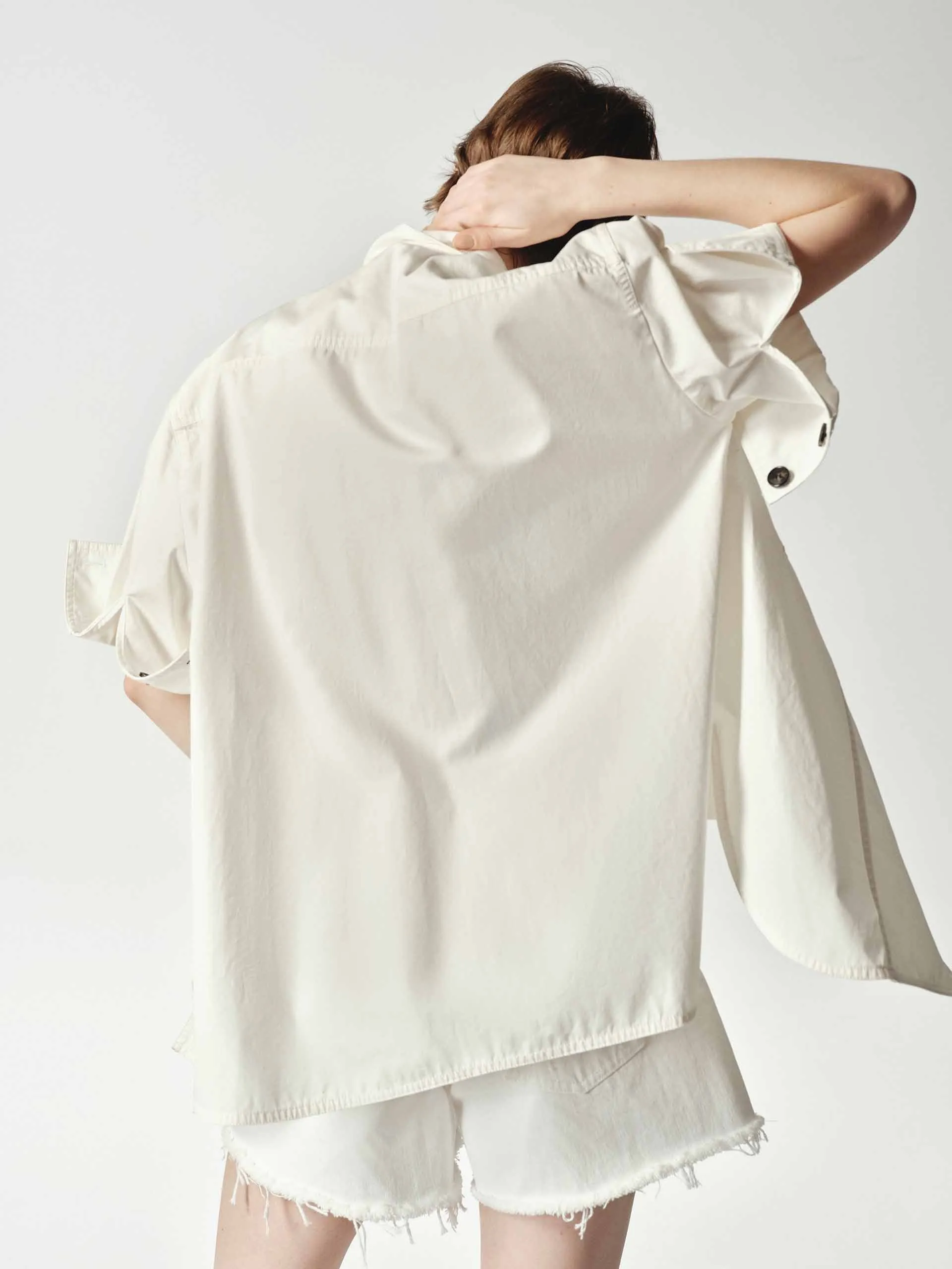 Pure Cotton Cargo Style Shirt