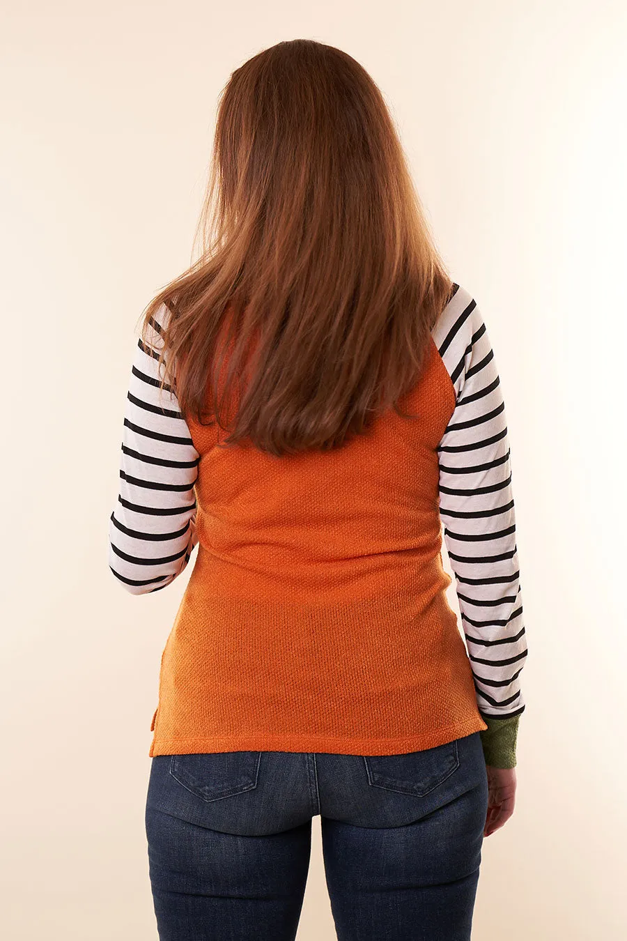 Ready For Fall Striped Long Sleeve Top