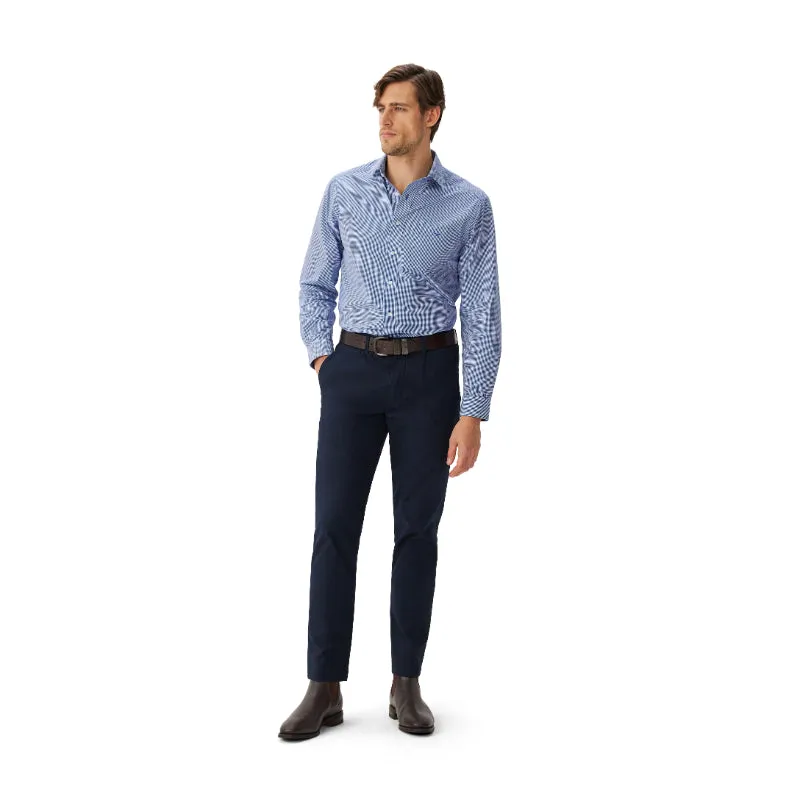 R.M.Williams Classic Mens Shirt - Blue Check