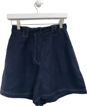 Sancia Navy High-Waisted Shorts UK XS