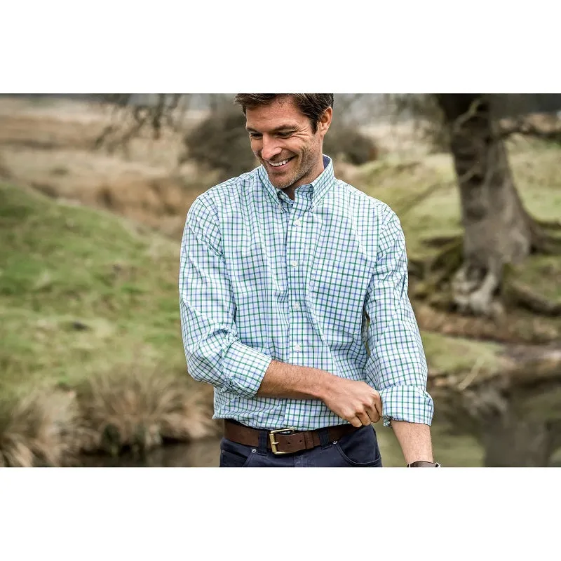 Schoffel Holkham Classic Mens Shirt - Green Check