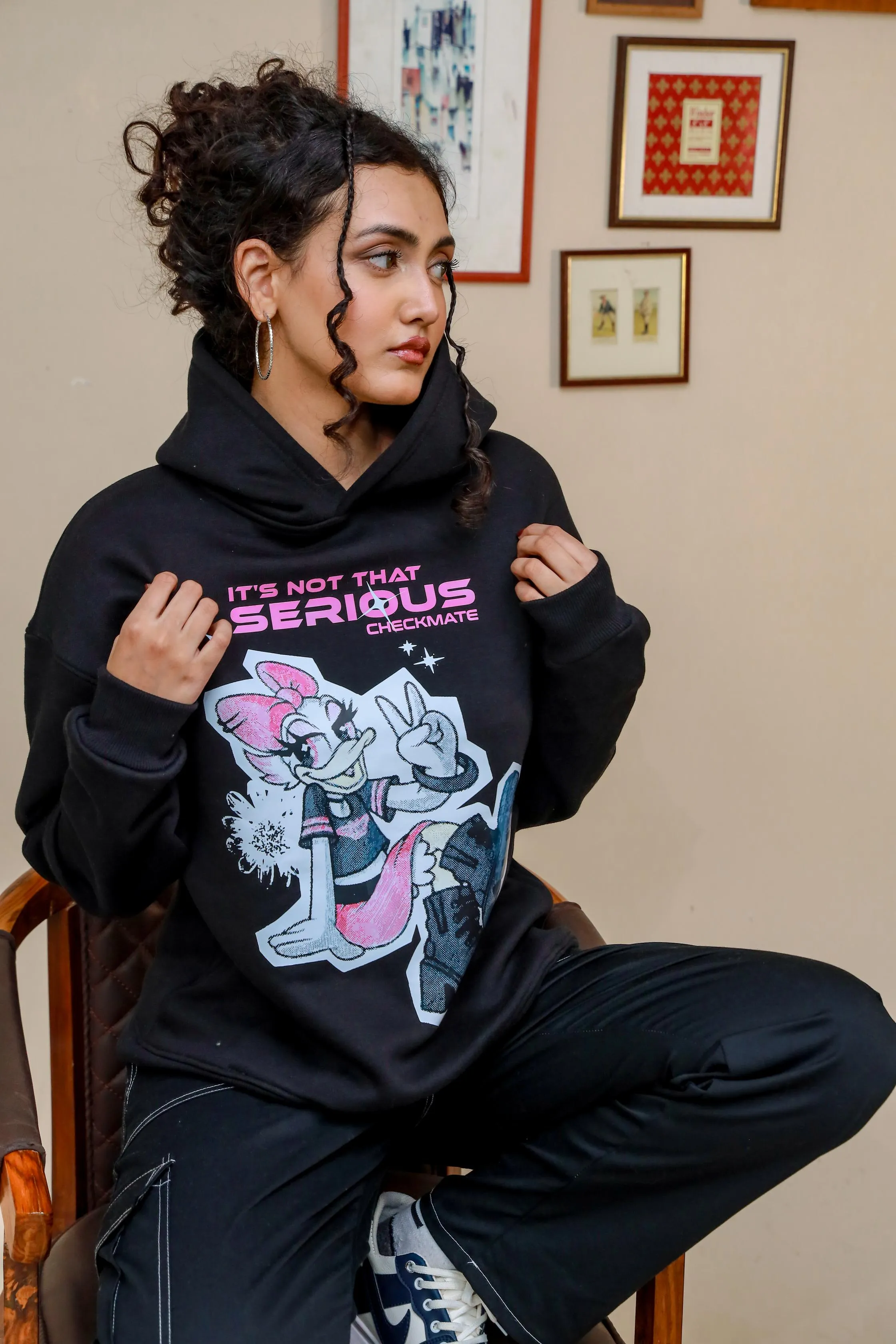 SERIOUS OVERSIZED HOODIE