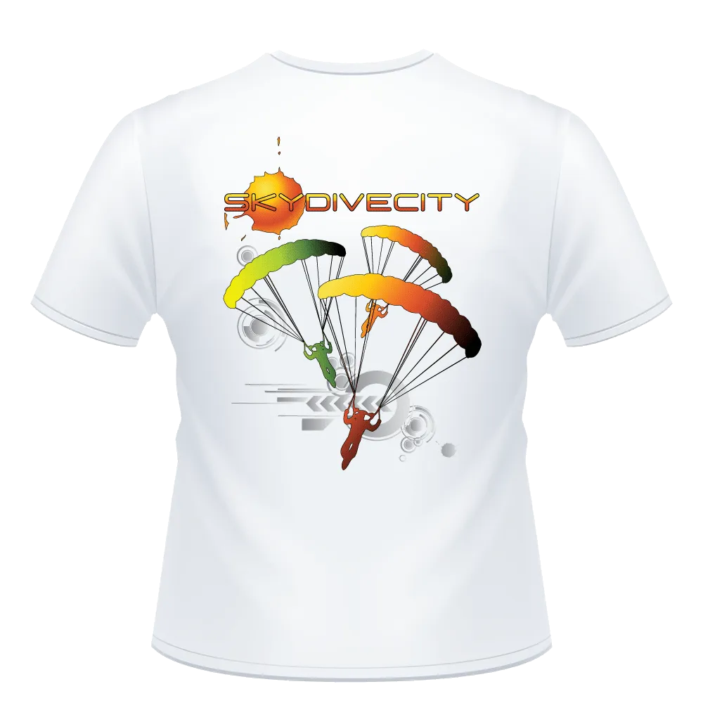 Skydive City - Sunrise - Men`s Colored T-Shirts