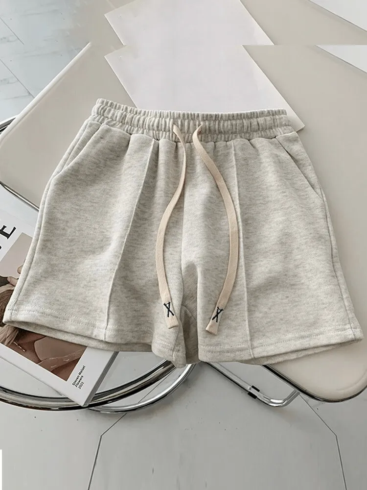 Stylish Women's Shorts With High Waist and Side Pockets - SF0181