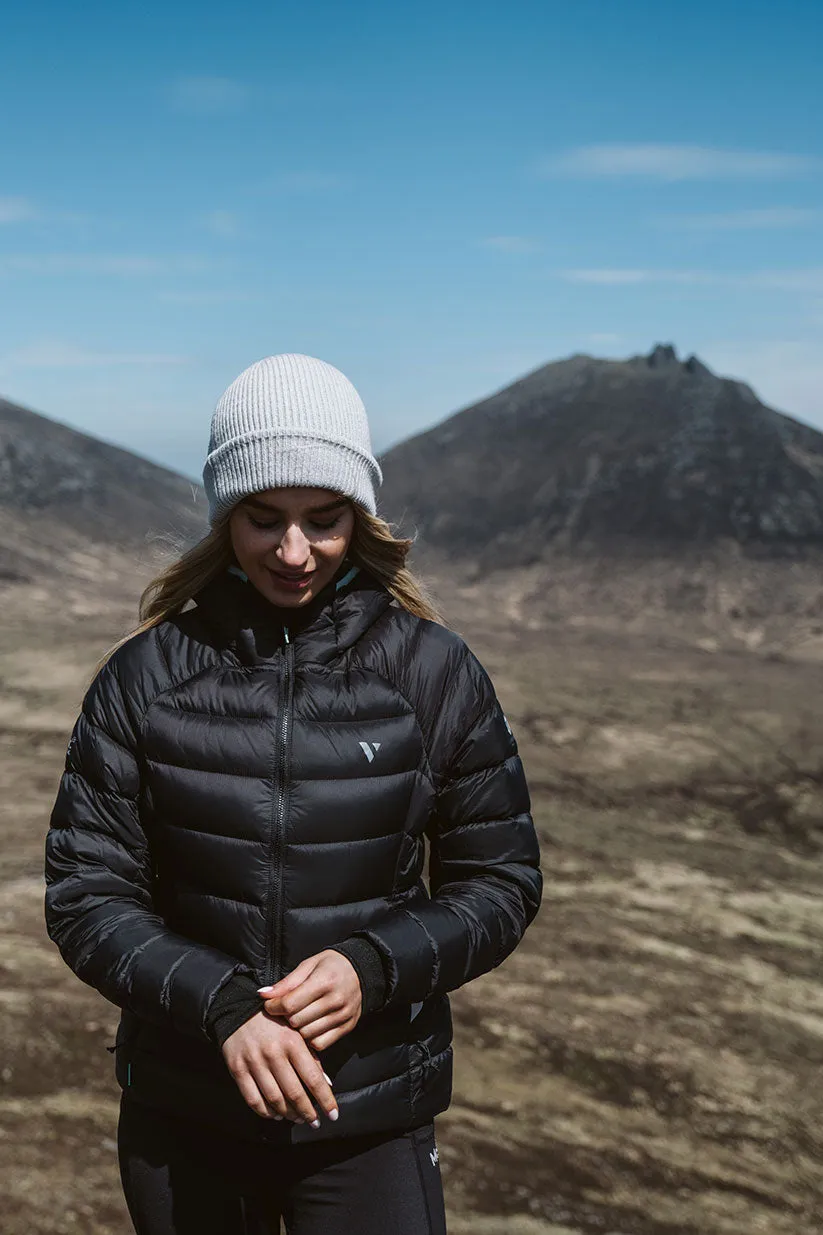 Summit – Women’s Packable Down Filled Insulated Jacket - Jet Black