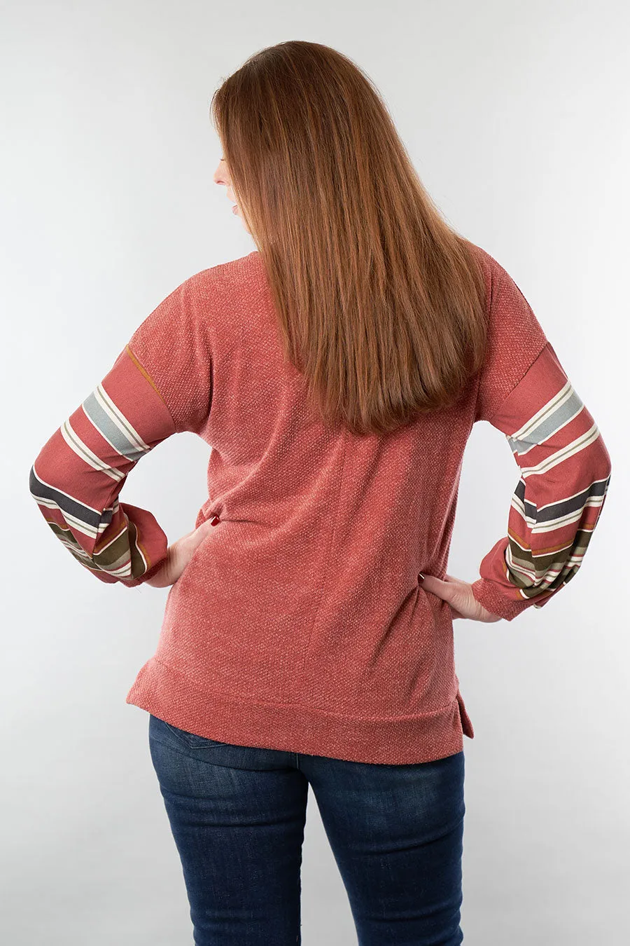 Tell Me About It Long Sleeve Top