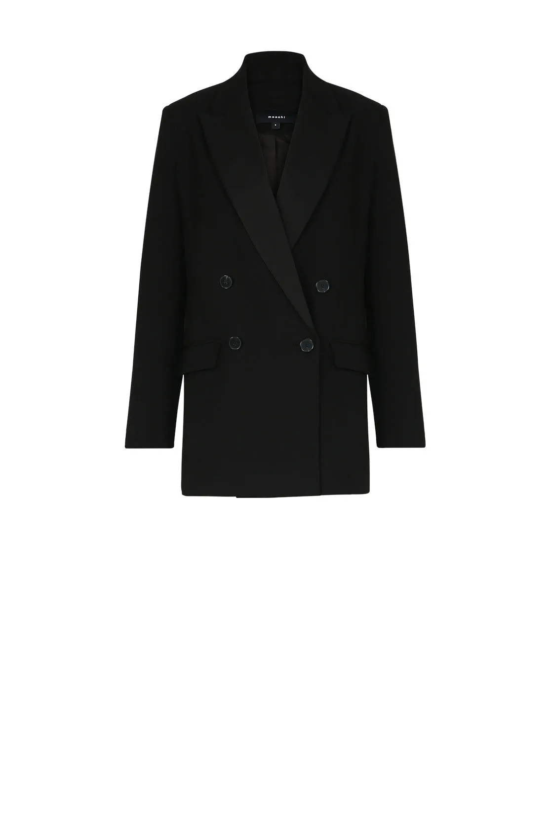 tux blazer / black