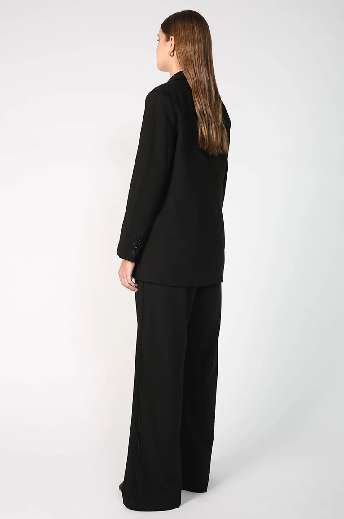 tux blazer / black