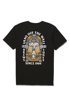 VANS BREW BROS TUNES TEE - BLACK