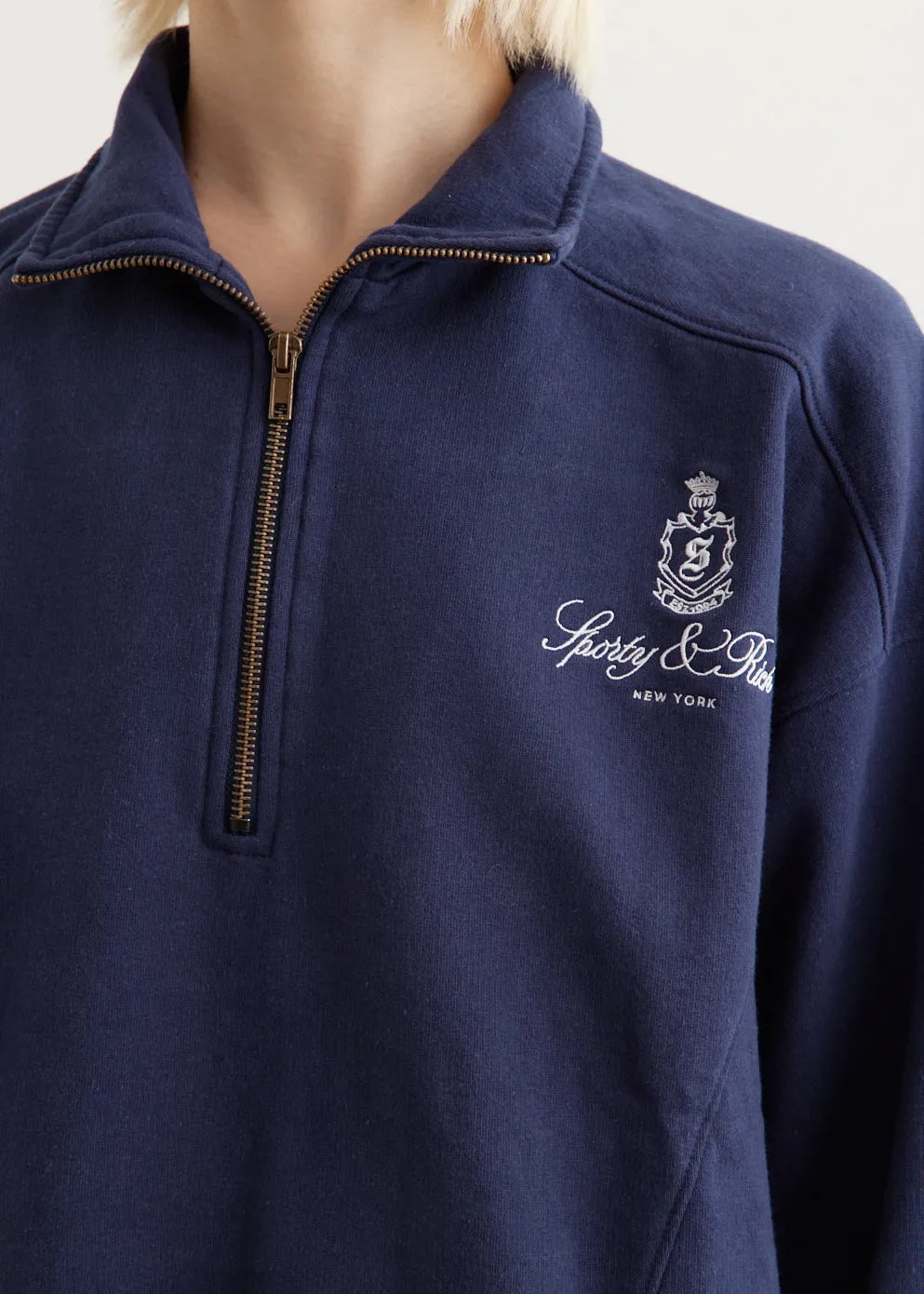 Vendome Embroidered Quarter Zip