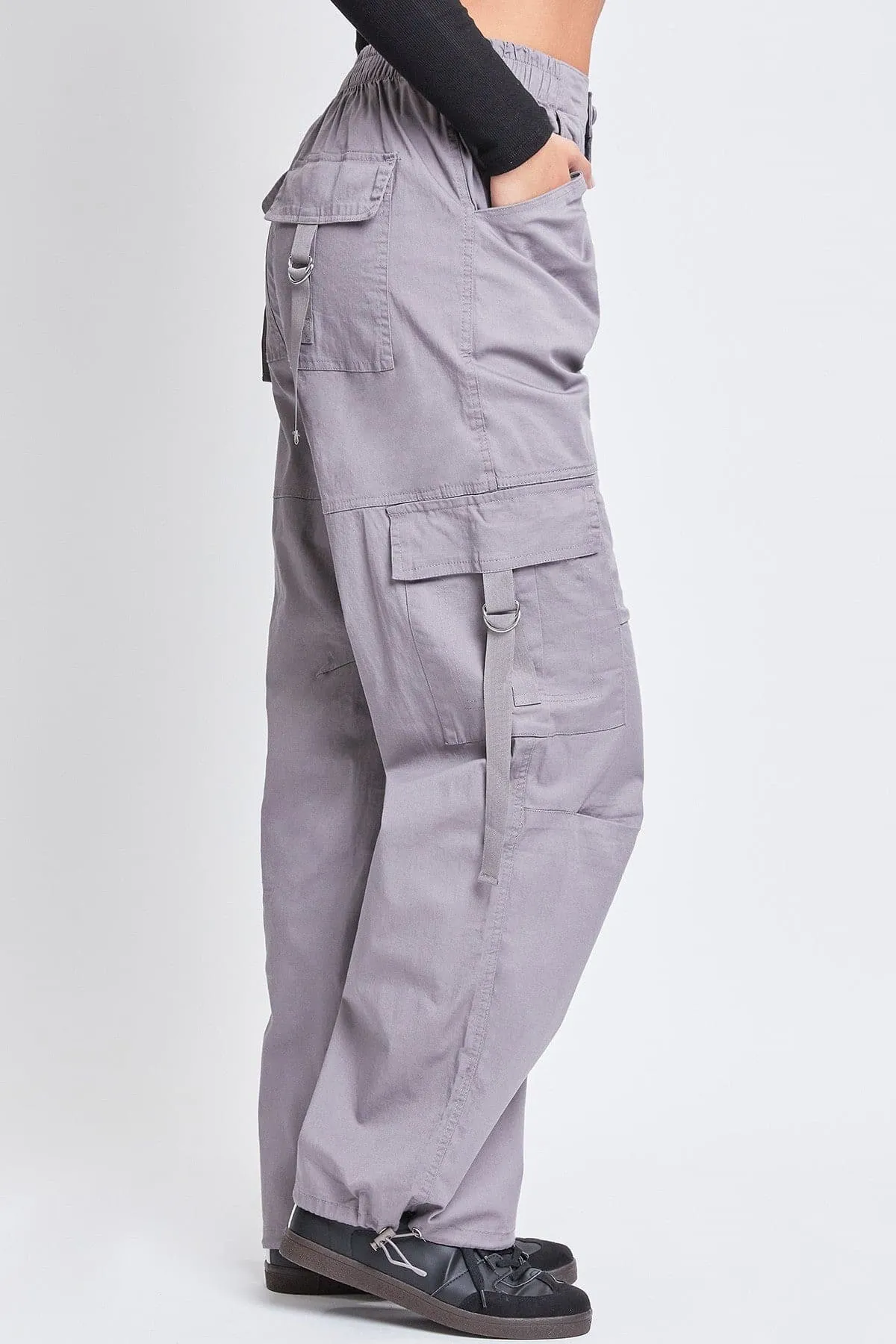 Womens Relaxed Fit Ring Cargo Pants