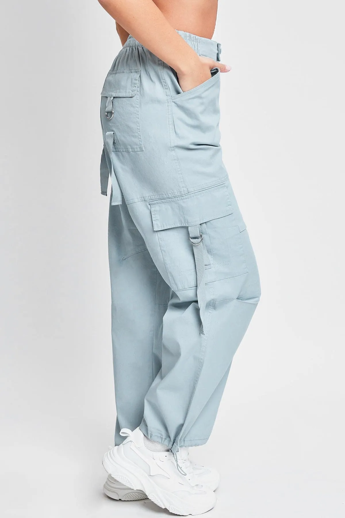 Womens Relaxed Fit Ring Cargo Pants