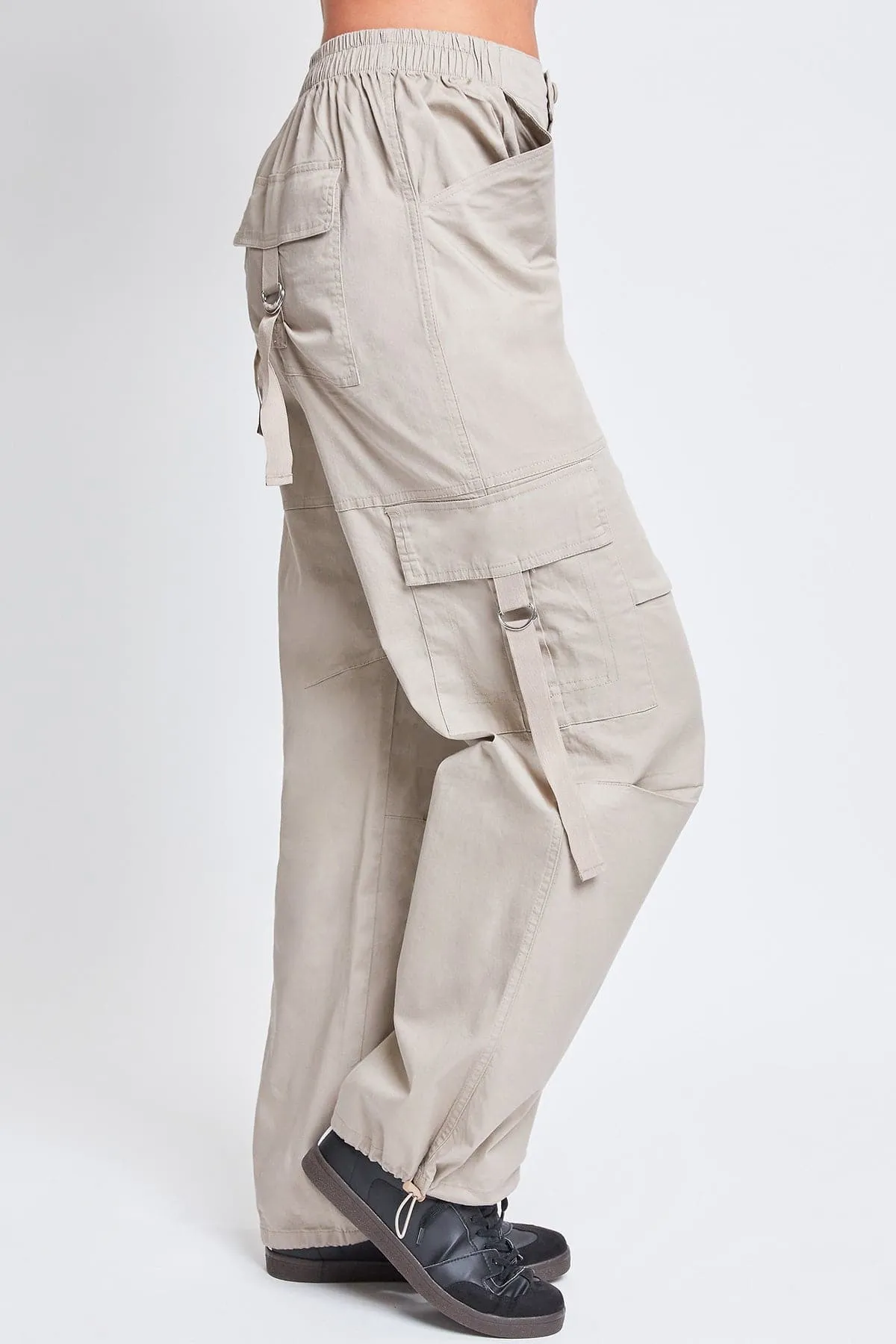 Womens Relaxed Fit Ring Cargo Pants