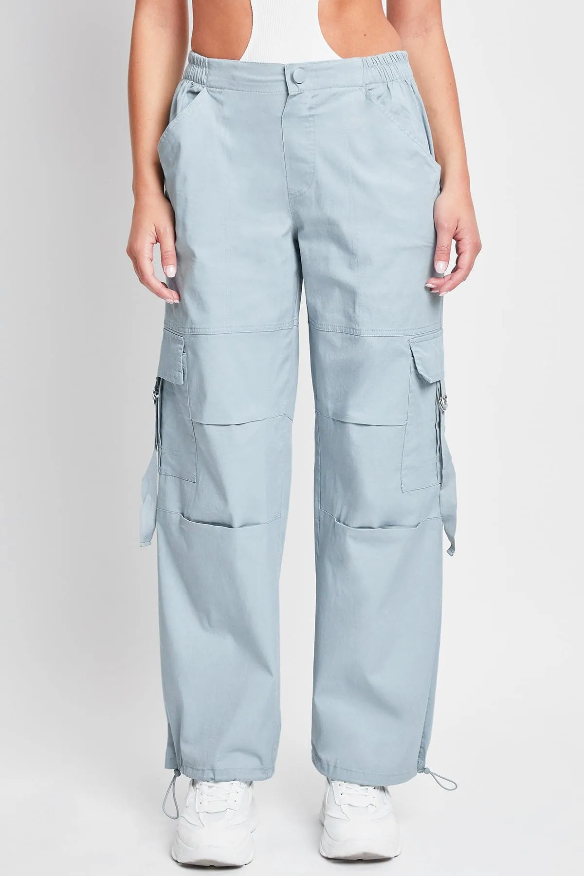 Womens Relaxed Fit Ring Cargo Pants
